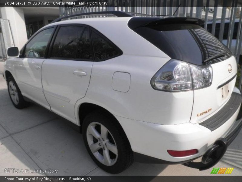 Crystal White Pearl / Light Gray 2004 Lexus RX 330 AWD