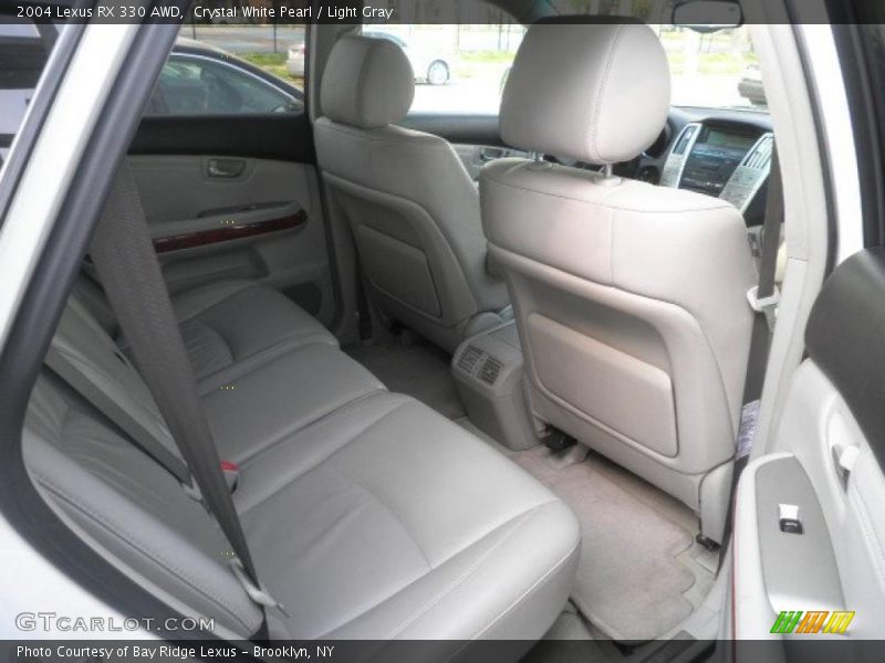 Crystal White Pearl / Light Gray 2004 Lexus RX 330 AWD
