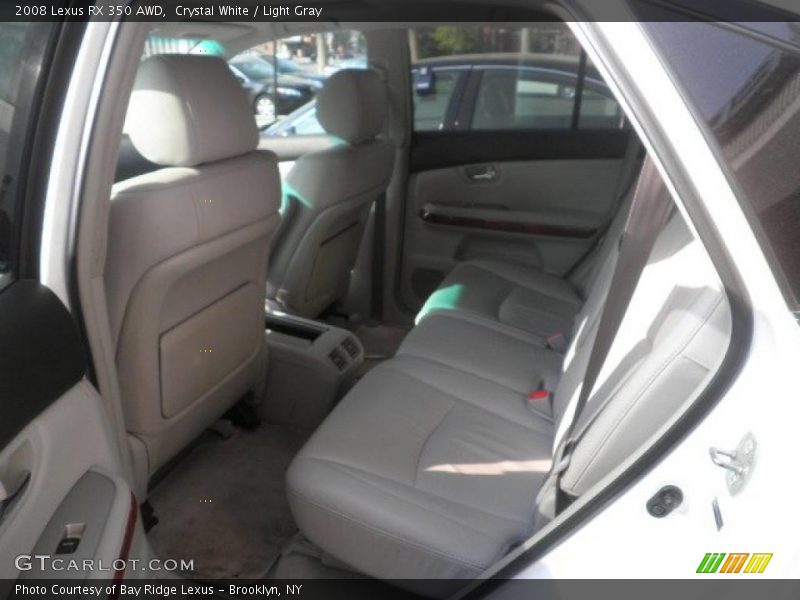 Crystal White / Light Gray 2008 Lexus RX 350 AWD