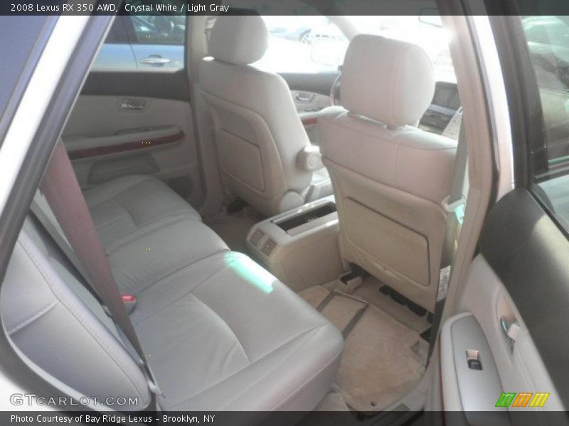 Crystal White / Light Gray 2008 Lexus RX 350 AWD