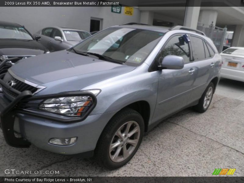 Breakwater Blue Metallic / Parchment 2009 Lexus RX 350 AWD