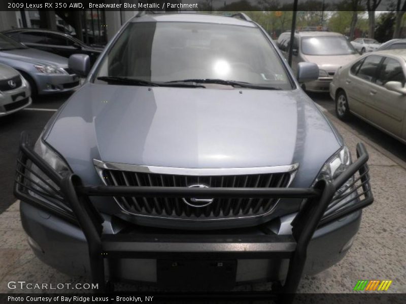 Breakwater Blue Metallic / Parchment 2009 Lexus RX 350 AWD