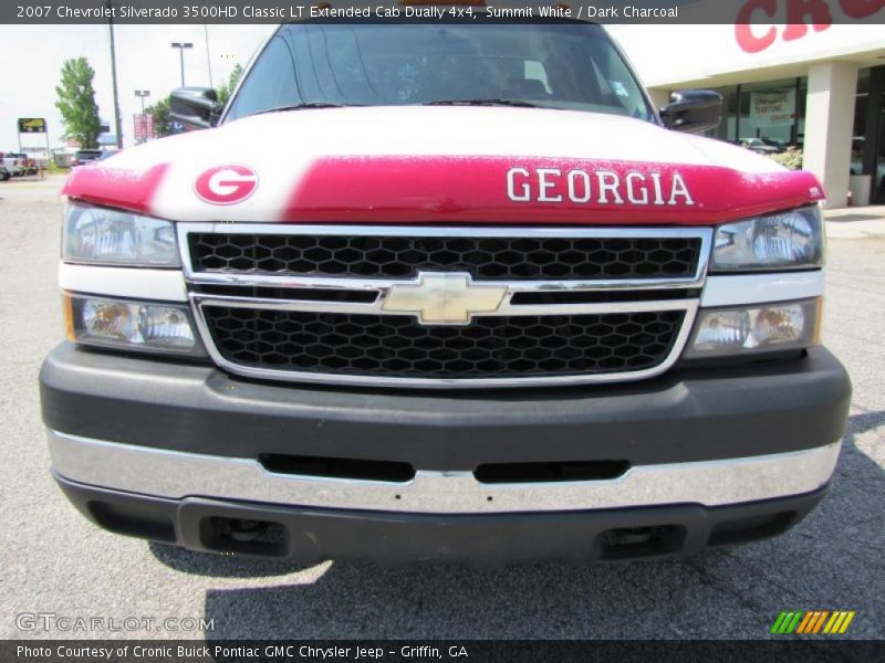 Summit White / Dark Charcoal 2007 Chevrolet Silverado 3500HD Classic LT Extended Cab Dually 4x4