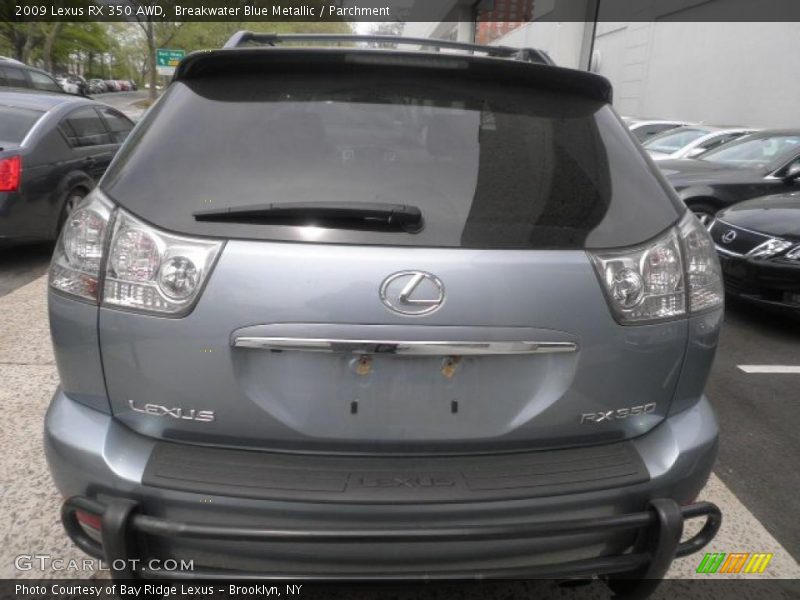 Breakwater Blue Metallic / Parchment 2009 Lexus RX 350 AWD