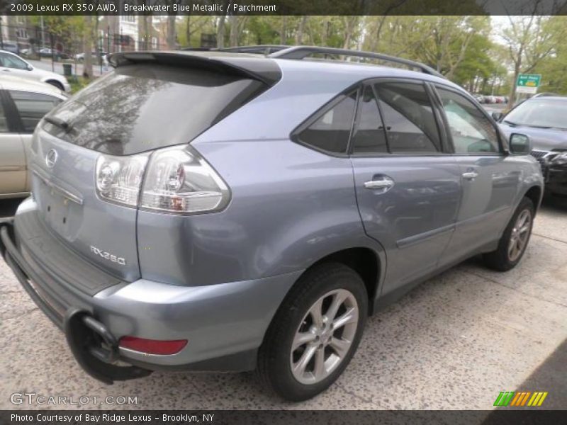 Breakwater Blue Metallic / Parchment 2009 Lexus RX 350 AWD