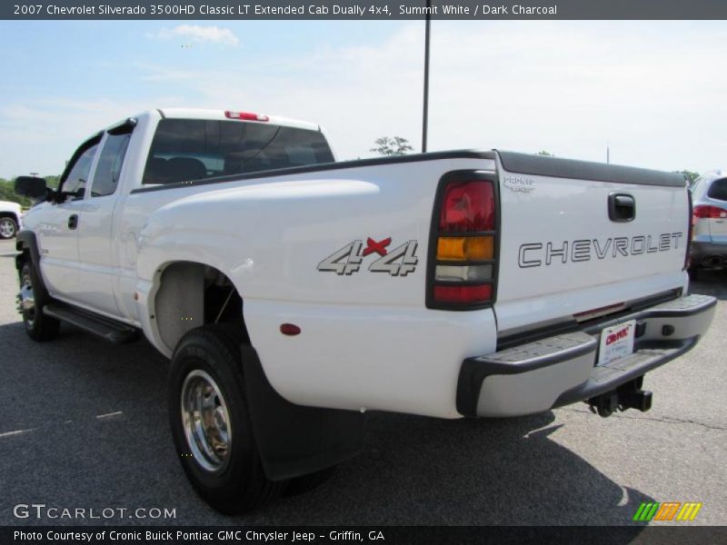 Summit White / Dark Charcoal 2007 Chevrolet Silverado 3500HD Classic LT Extended Cab Dually 4x4