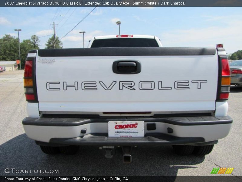 Summit White / Dark Charcoal 2007 Chevrolet Silverado 3500HD Classic LT Extended Cab Dually 4x4