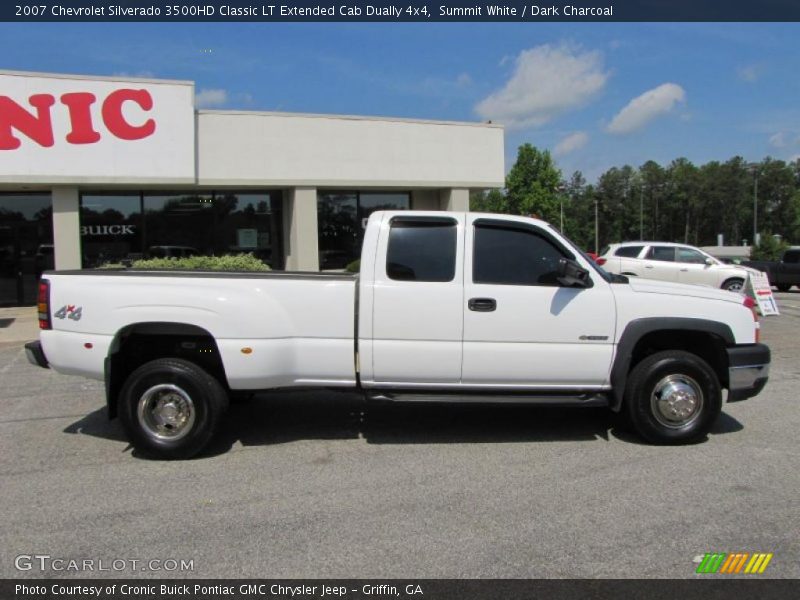 Summit White / Dark Charcoal 2007 Chevrolet Silverado 3500HD Classic LT Extended Cab Dually 4x4