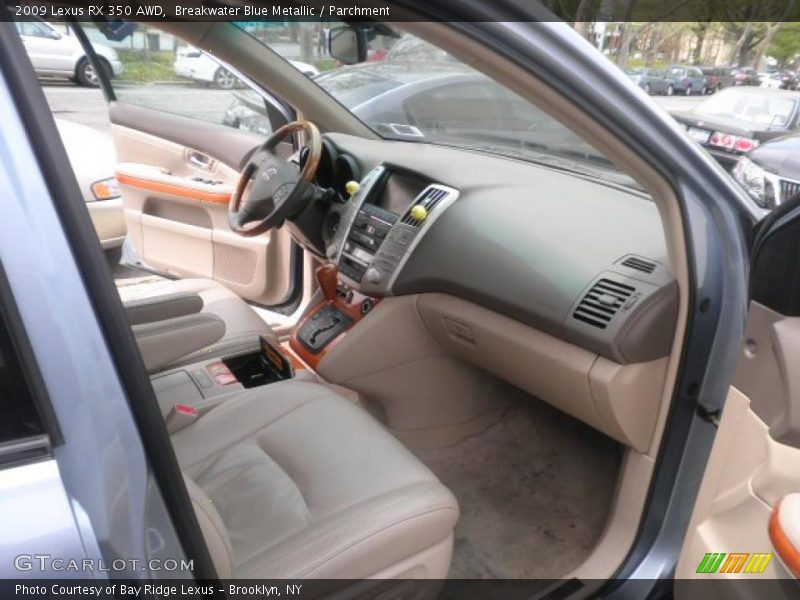 Breakwater Blue Metallic / Parchment 2009 Lexus RX 350 AWD