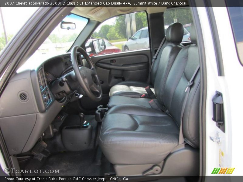 Summit White / Dark Charcoal 2007 Chevrolet Silverado 3500HD Classic LT Extended Cab Dually 4x4
