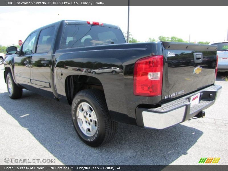 Black / Ebony 2008 Chevrolet Silverado 1500 LS Crew Cab