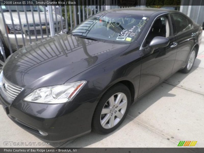 Smoky Granite Mica / Black 2008 Lexus ES 350