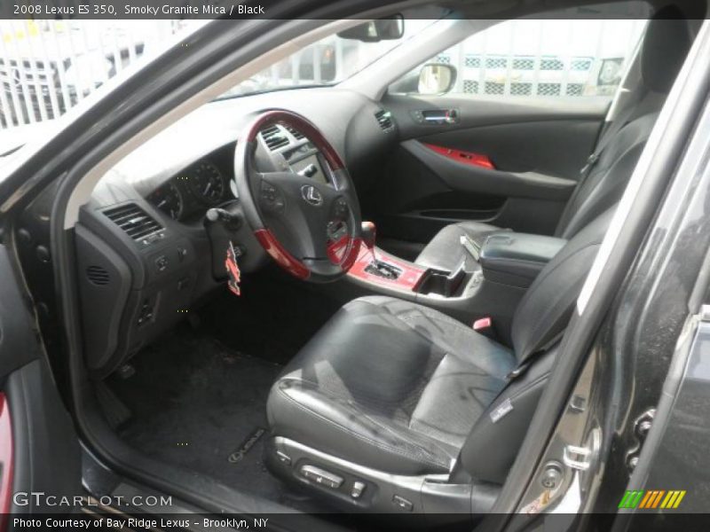 Smoky Granite Mica / Black 2008 Lexus ES 350