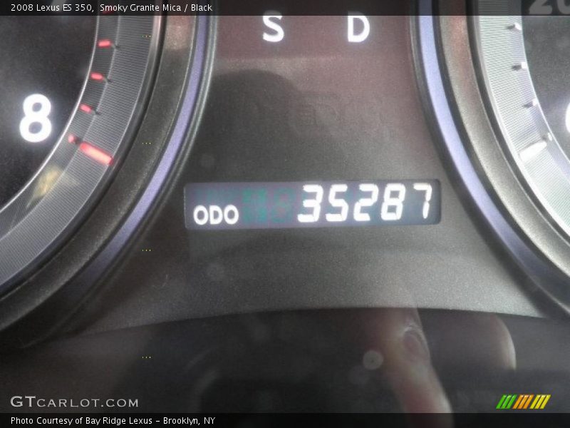 Smoky Granite Mica / Black 2008 Lexus ES 350