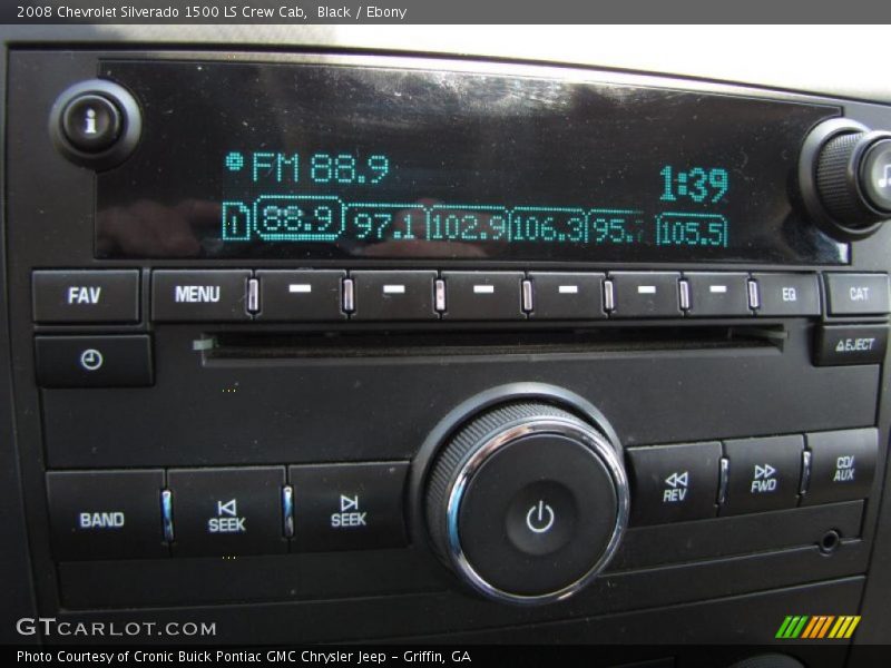 Black / Ebony 2008 Chevrolet Silverado 1500 LS Crew Cab