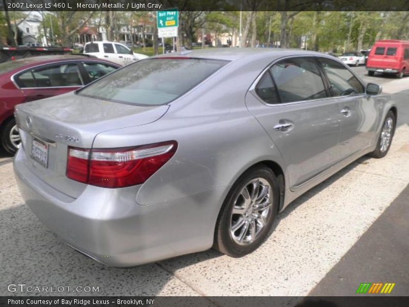 Mercury Metallic / Light Gray 2007 Lexus LS 460 L