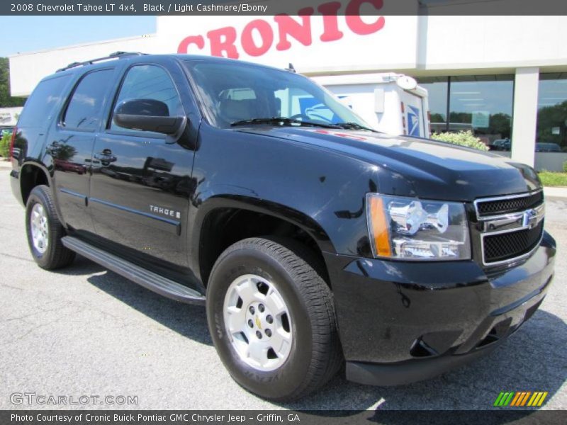 Black / Light Cashmere/Ebony 2008 Chevrolet Tahoe LT 4x4