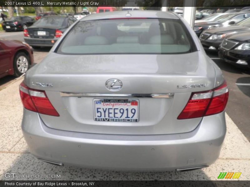 Mercury Metallic / Light Gray 2007 Lexus LS 460 L