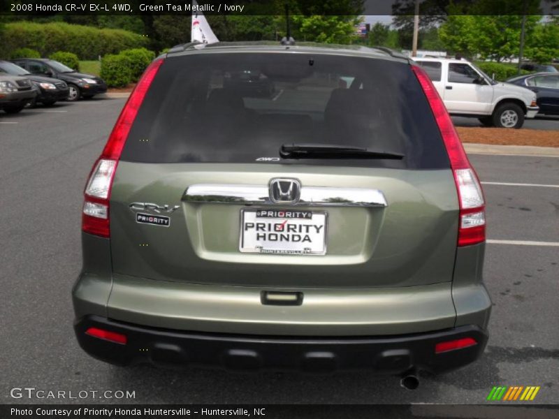 Green Tea Metallic / Ivory 2008 Honda CR-V EX-L 4WD