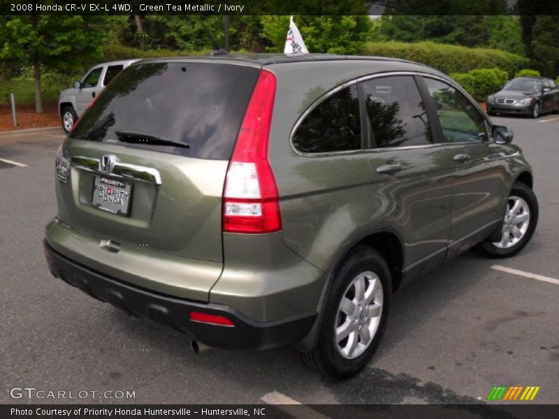 Green Tea Metallic / Ivory 2008 Honda CR-V EX-L 4WD