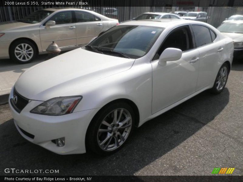 Starfire White Pearl / Black 2008 Lexus IS 350