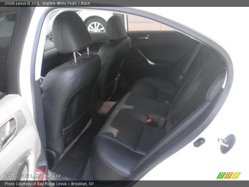 Starfire White Pearl / Black 2008 Lexus IS 350