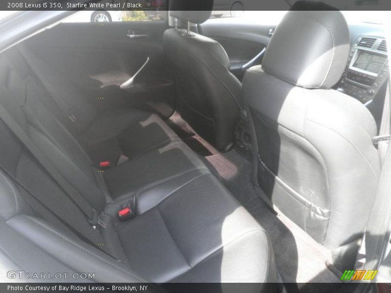 Starfire White Pearl / Black 2008 Lexus IS 350
