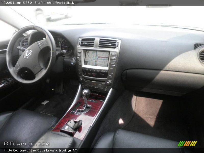 Starfire White Pearl / Black 2008 Lexus IS 350