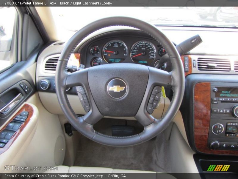 Black / Light Cashmere/Ebony 2008 Chevrolet Tahoe LT 4x4