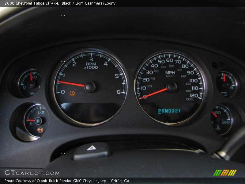 Black / Light Cashmere/Ebony 2008 Chevrolet Tahoe LT 4x4