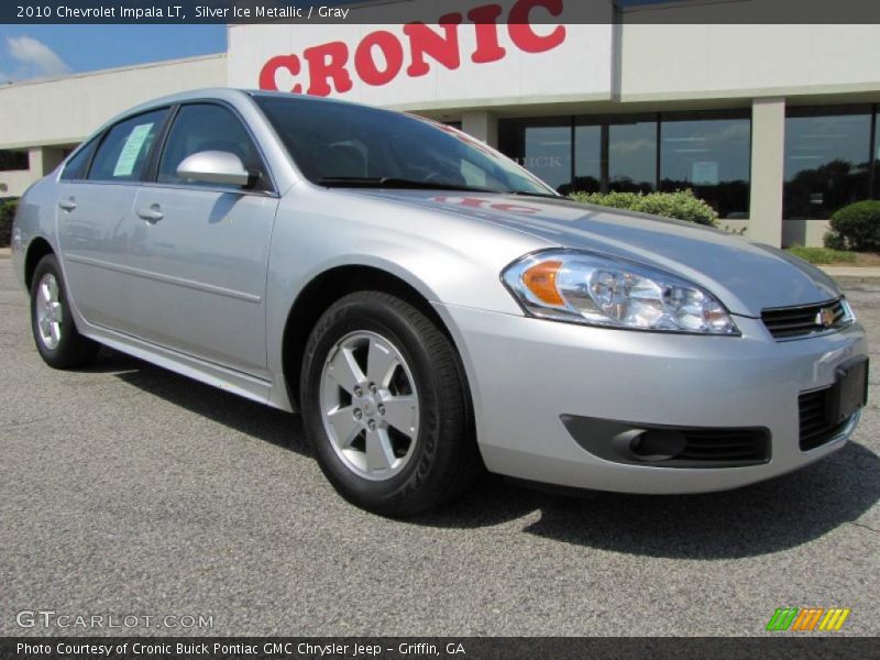 Silver Ice Metallic / Gray 2010 Chevrolet Impala LT