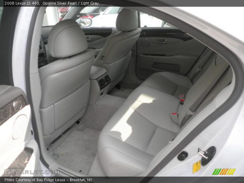 Opaline Silver Pearl / Light Gray 2008 Lexus LS 460