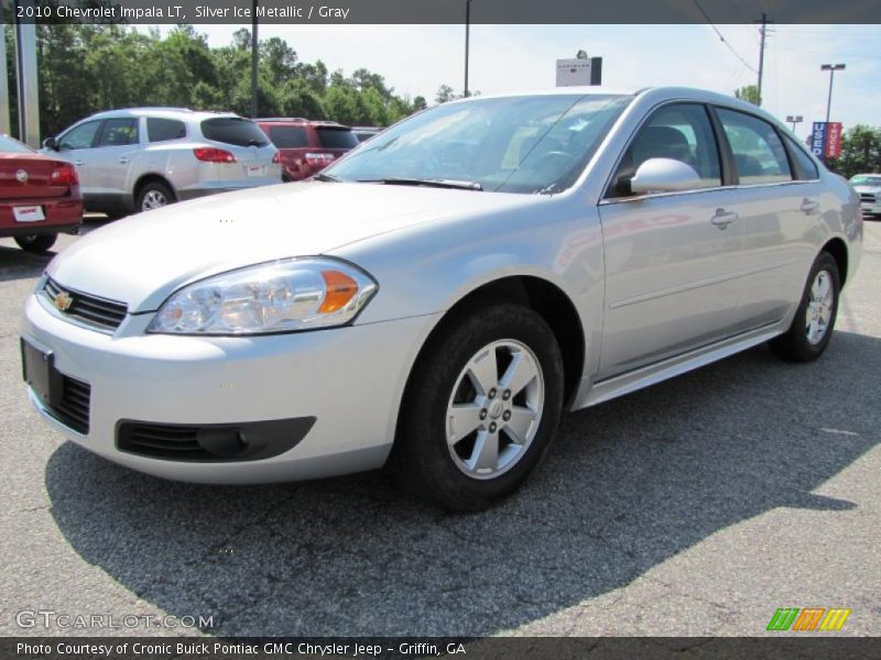Silver Ice Metallic / Gray 2010 Chevrolet Impala LT