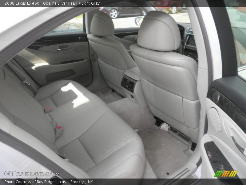 Opaline Silver Pearl / Light Gray 2008 Lexus LS 460