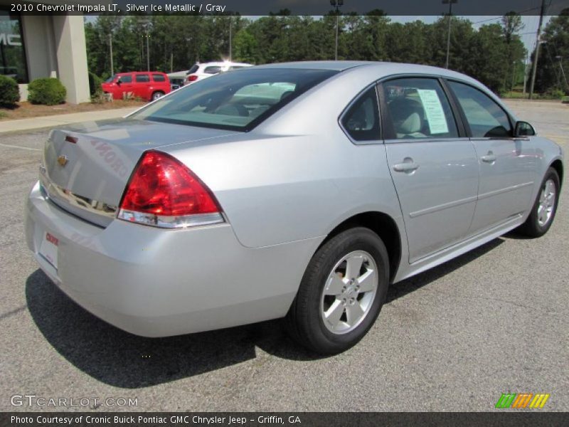 Silver Ice Metallic / Gray 2010 Chevrolet Impala LT