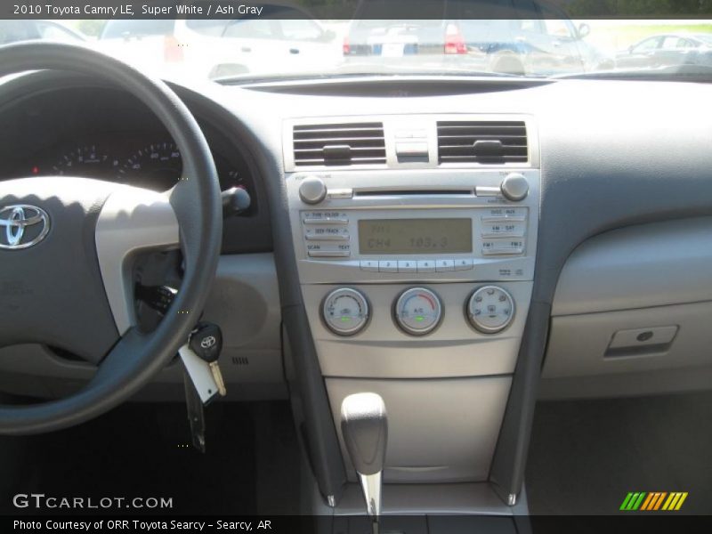 Super White / Ash Gray 2010 Toyota Camry LE