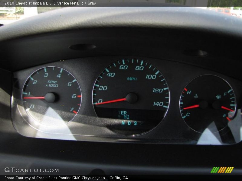 Silver Ice Metallic / Gray 2010 Chevrolet Impala LT