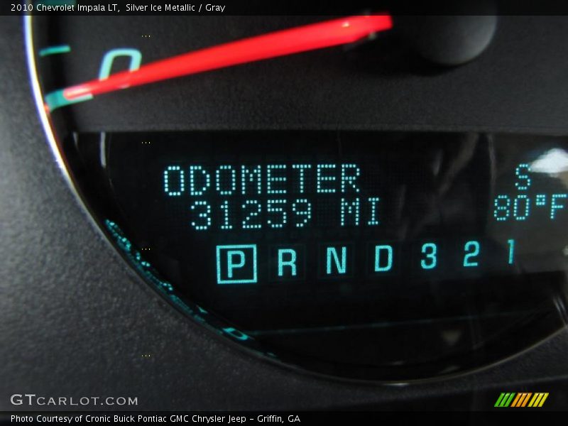 Silver Ice Metallic / Gray 2010 Chevrolet Impala LT