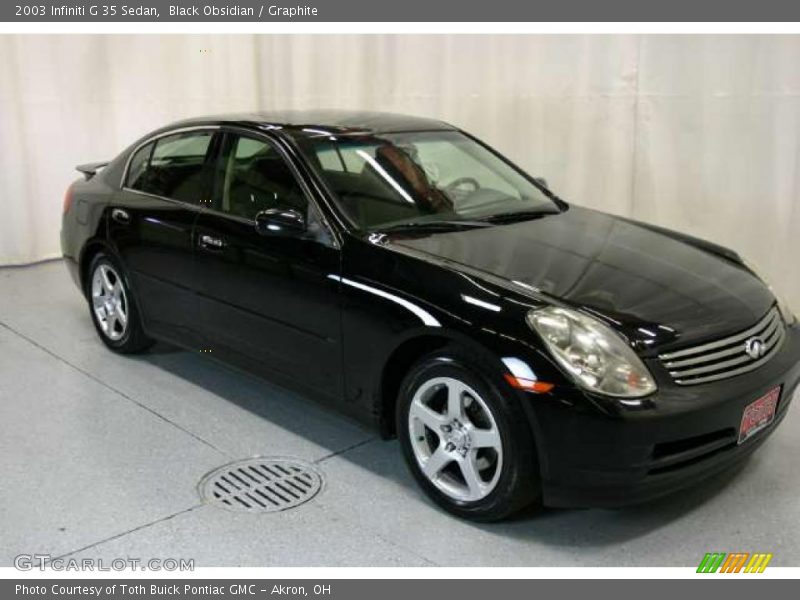 Black Obsidian / Graphite 2003 Infiniti G 35 Sedan