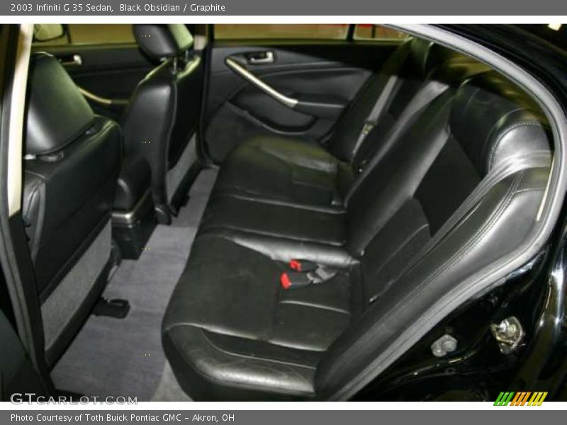Black Obsidian / Graphite 2003 Infiniti G 35 Sedan