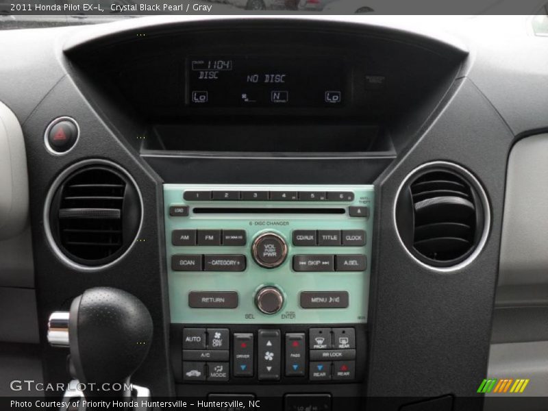 Crystal Black Pearl / Gray 2011 Honda Pilot EX-L