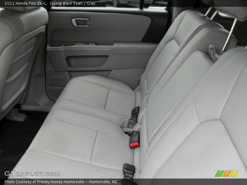 Crystal Black Pearl / Gray 2011 Honda Pilot EX-L