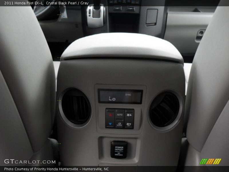 Crystal Black Pearl / Gray 2011 Honda Pilot EX-L