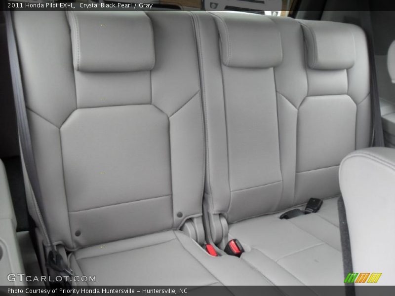 Crystal Black Pearl / Gray 2011 Honda Pilot EX-L