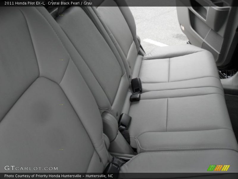 Crystal Black Pearl / Gray 2011 Honda Pilot EX-L