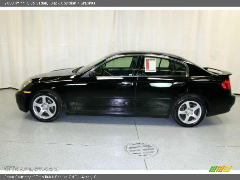 Black Obsidian / Graphite 2003 Infiniti G 35 Sedan