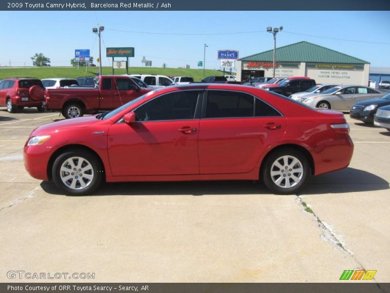 Barcelona Red Metallic / Ash 2009 Toyota Camry Hybrid
