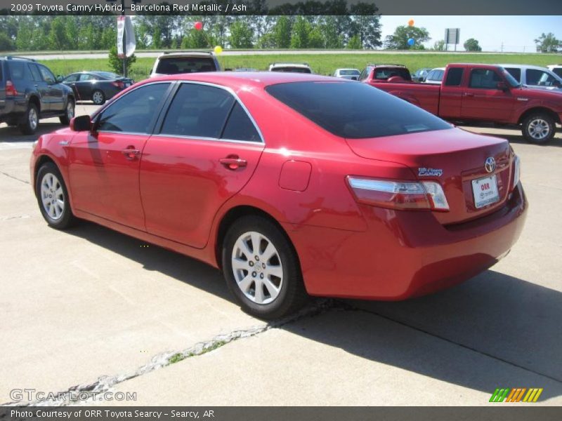 Barcelona Red Metallic / Ash 2009 Toyota Camry Hybrid