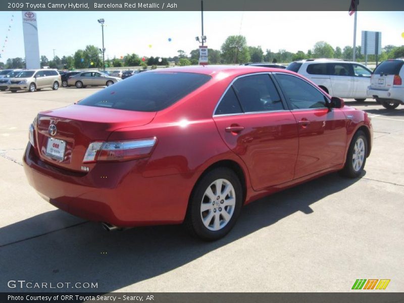 Barcelona Red Metallic / Ash 2009 Toyota Camry Hybrid