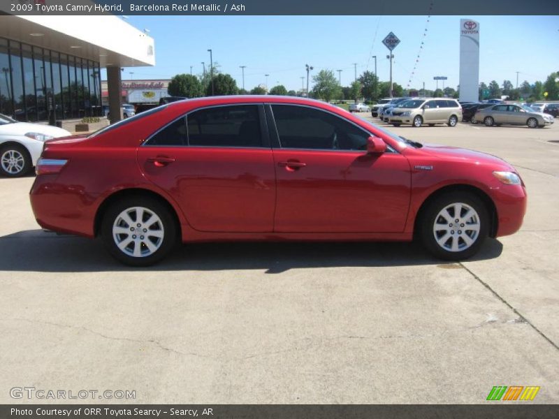 Barcelona Red Metallic / Ash 2009 Toyota Camry Hybrid